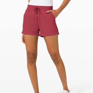 Lululemon Spring Break Away Short *4-way Stretch 3" Chianti